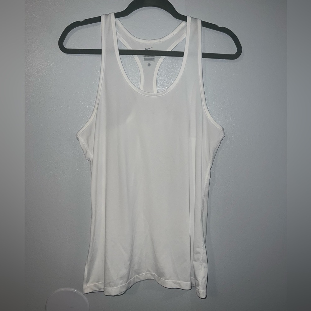 white tank top